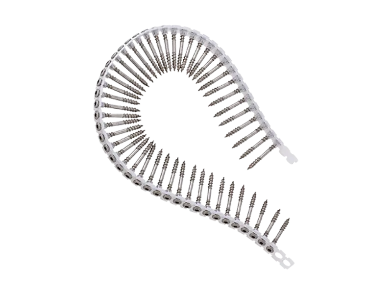 Image du produit de SPAX® - Vis pour façades à tête fraisée bombée, magasinées en bande longue tête réduite, filetage de fixation, nervures de fraisage, six lobes internes T-STAR plus avec pointe 4CUT
