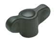 Imagen del producto de ELESA® CWN-B - Tuercas mariposa con casquillo de latón y agujero roscado ciego