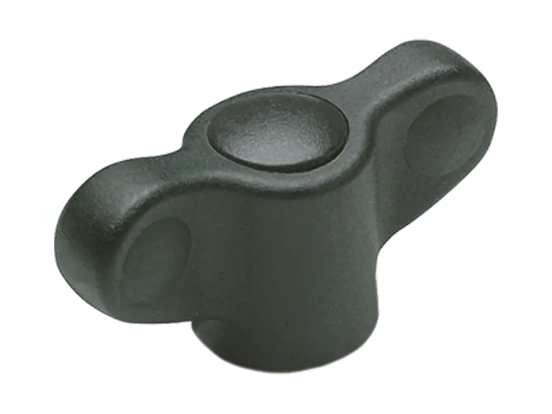 Imagen del producto de ELESA® CWN-B - Tuercas mariposa con casquillo de latón y agujero roscado ciego