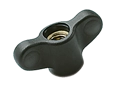 Immagine del prodotto ELESA® CWN-FP - Galletti boccola in ottone con foro passante filettato