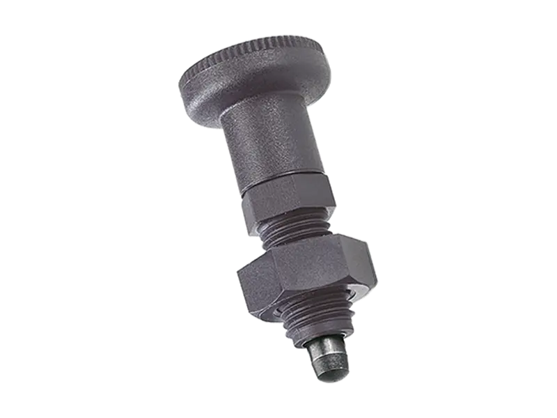 Product image of ELESA® PMT.100-A/AK - Indexing plungers with hex collar without locking pin steel hardened black-oxyde