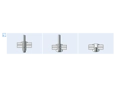 Assembly illustration for FASTEKS® FBR FSD...ALST - Blind rivets Standard dome head