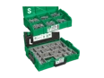 Image du produit de SPAX® L-BOXX - Mallette de montage de vis à tête fraisée pour panneaux d'agglomérés à six lobes internes T-STAR plus entièrement / partiellement filetées avec pointe 4CUT