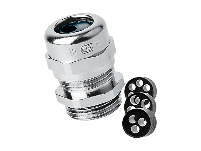 Product image of JACOB® PERFECT - Cable glands with metric thread and sealing insert for installation of several cables