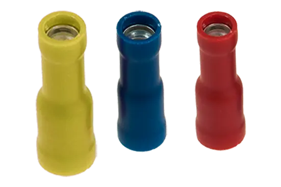 BN 22527 | Fiches cylindriques femelles entièrement isolées avec isolation en PVC