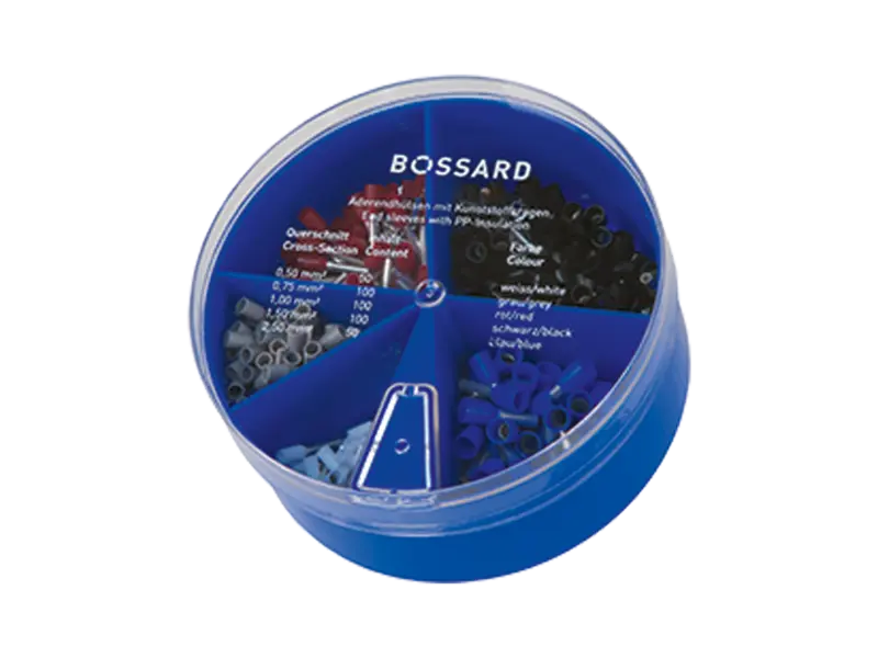 Product image of Assortment box with ferrules, round insulated single ferrules, colourcode 2F Standard 2F