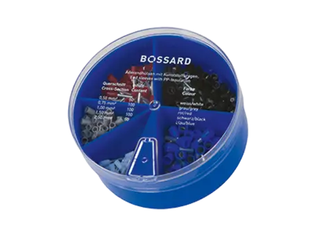 Product image of Assortment box with ferrules, round insulated single ferrules, colourcode 1D Standard 1D