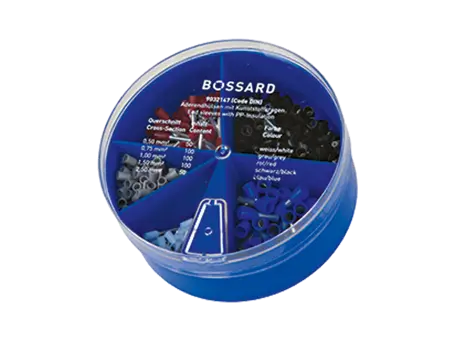 Product image of Assortment box with ferrules, round insulated single ferrules, colourcode DIN Standard DIN