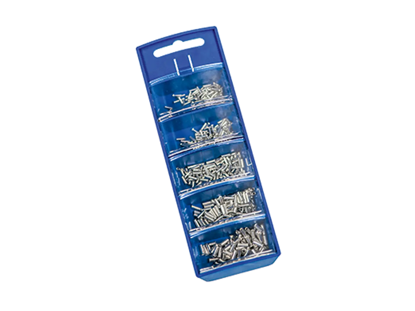 BN 22567 | Aderendhülsen-Sortimentsboxen, blau unisolierte Aderendhülsen