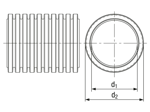 Disegno tecnico con quote di REIKU® PARNB
