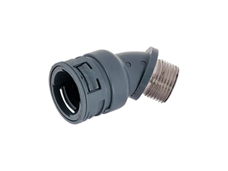 Product image of REIKU® VM-ARG - Arched elbows 45° with integrated seal and male metal thread