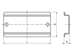 Technical drawing with dimensions of SPELSBERG® NS