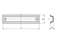 Dessin technique avec dimensions de SPELSBERG® TS - Rails normalisés