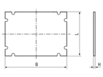 Technical drawing with dimensions of SPELSBERG® AK MPS