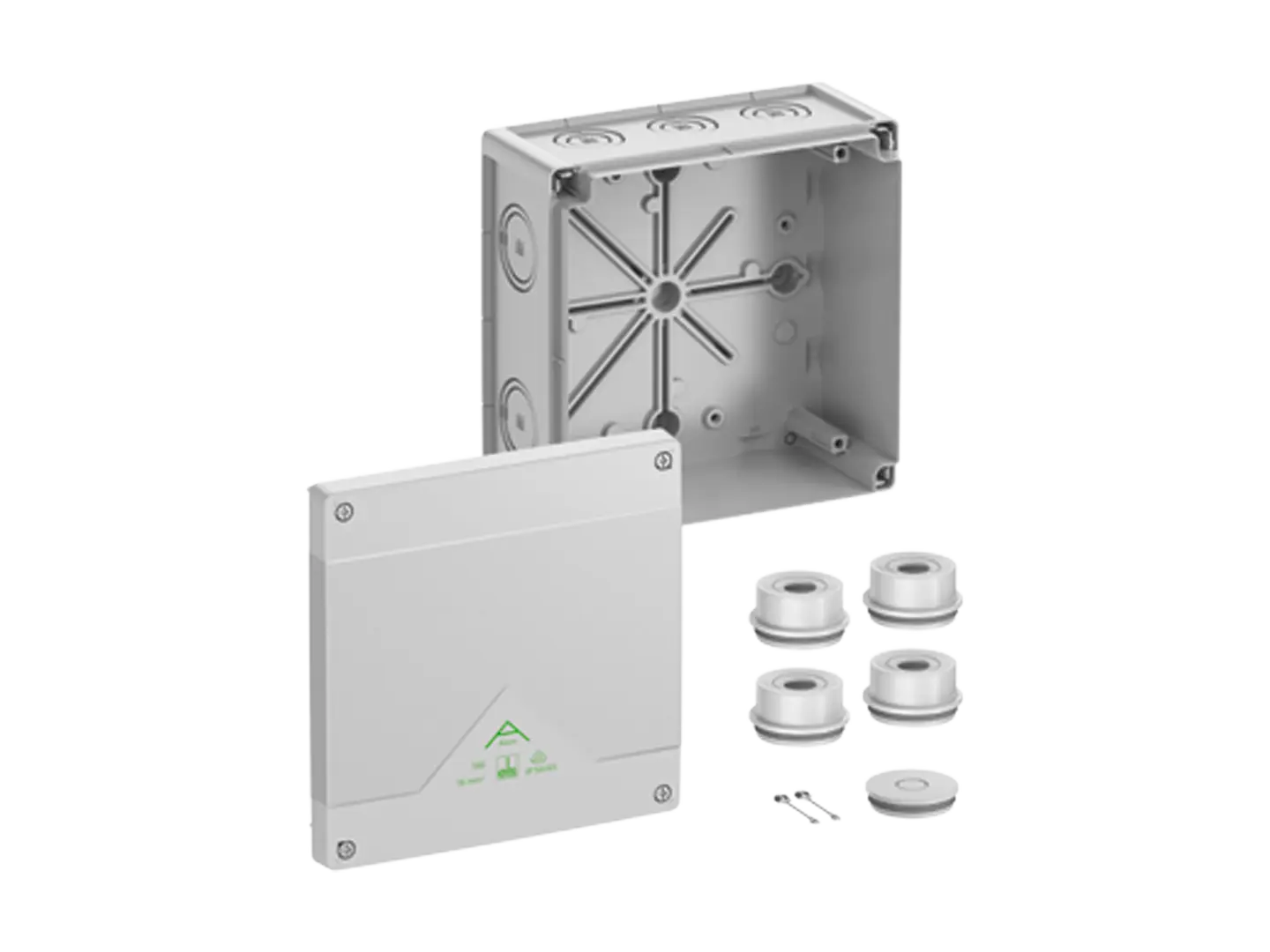 BN 22937 | Junction Box incl. Attachment bushes, sealing plug and cover retainer