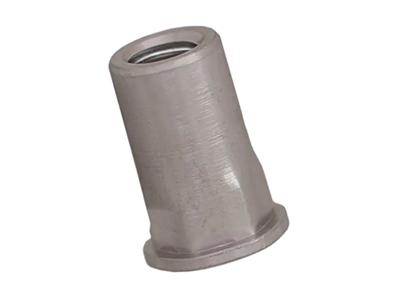 Product image of FASTEKS® FILKO HC/ROF - Blind rivet nuts flat head, semi-hexagonal shank, open end