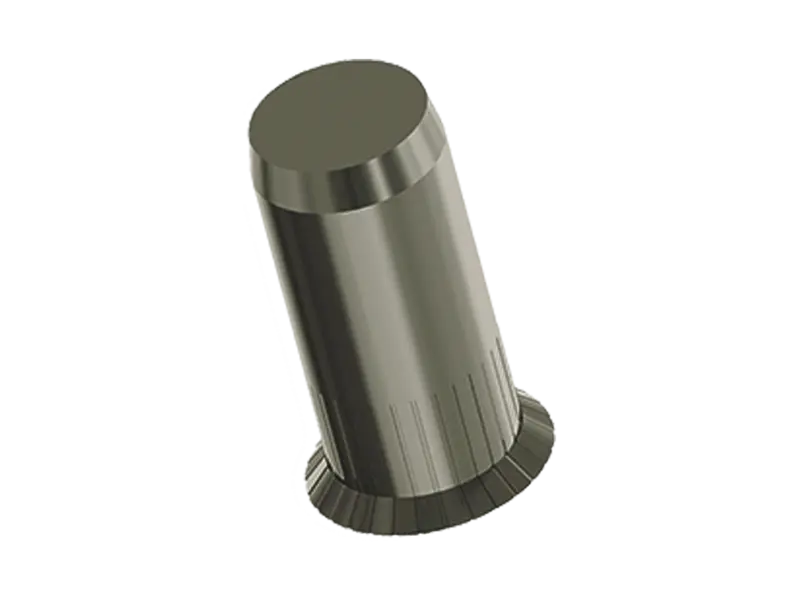 Product image of TUBTARA® UFX KN / SFX KN - Blind rivet nuts countersunk head with knurl, shank with improved knurl, closed end