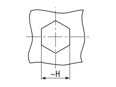 Technical drawing with dimensions of AVDEL® - Complete equipment for punching tool 74290-03000, for steel and stainless steel