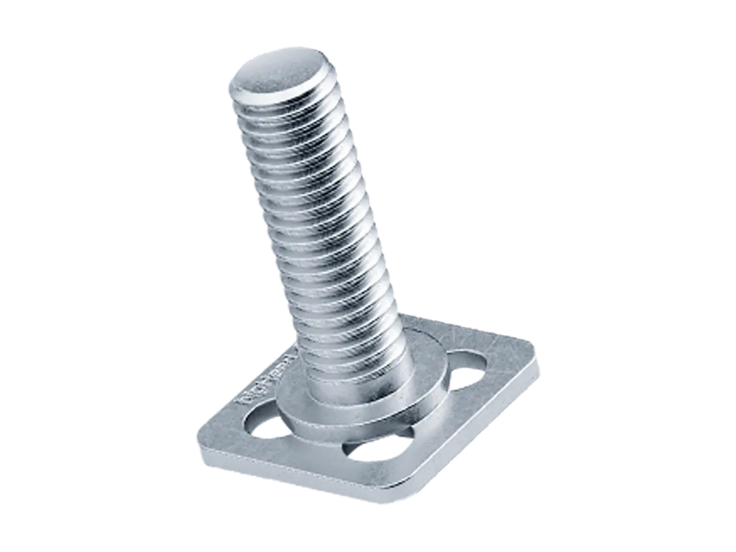 BN 26000 | Fastener with threaded stud square head 15 x 15 mm
