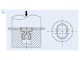 Assembly illustration for PEM® R'ANGLE® RAA - Self-clinching right-angle fasteners for metallic materials