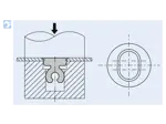 Assembly illustration for PEM® R'ANGLE® RAA - Self-clinching right-angle fasteners for metallic materials