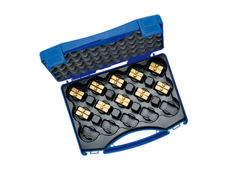 Immagine del prodotto Klauke® HR4SET - Set matrici in valigetta di plastica per capicorda tubolari