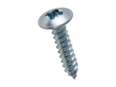 Image du produit de Vis à tôle à tête cylindrique bombée à embase avec empreinte cruciforme Pozidriv forme Z et à bout pointu forme C