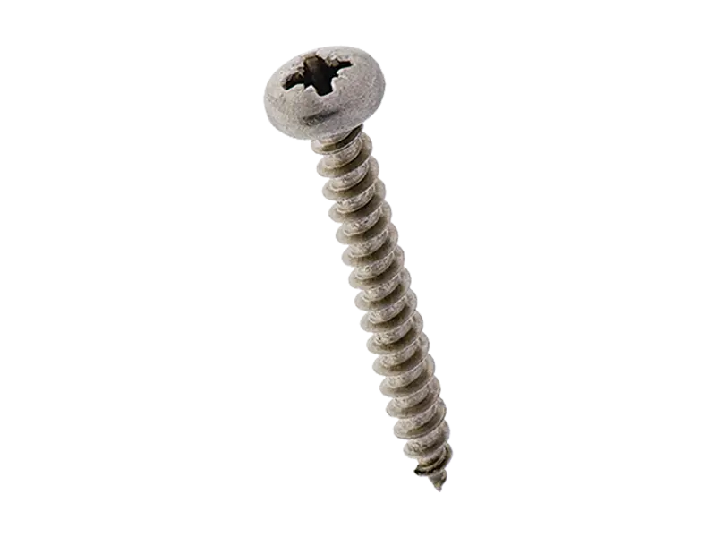 Image du produit de Vis à tête ronde pour panneaux d'agglomérés avec empreinte cruciforme Pozidriv forme Z