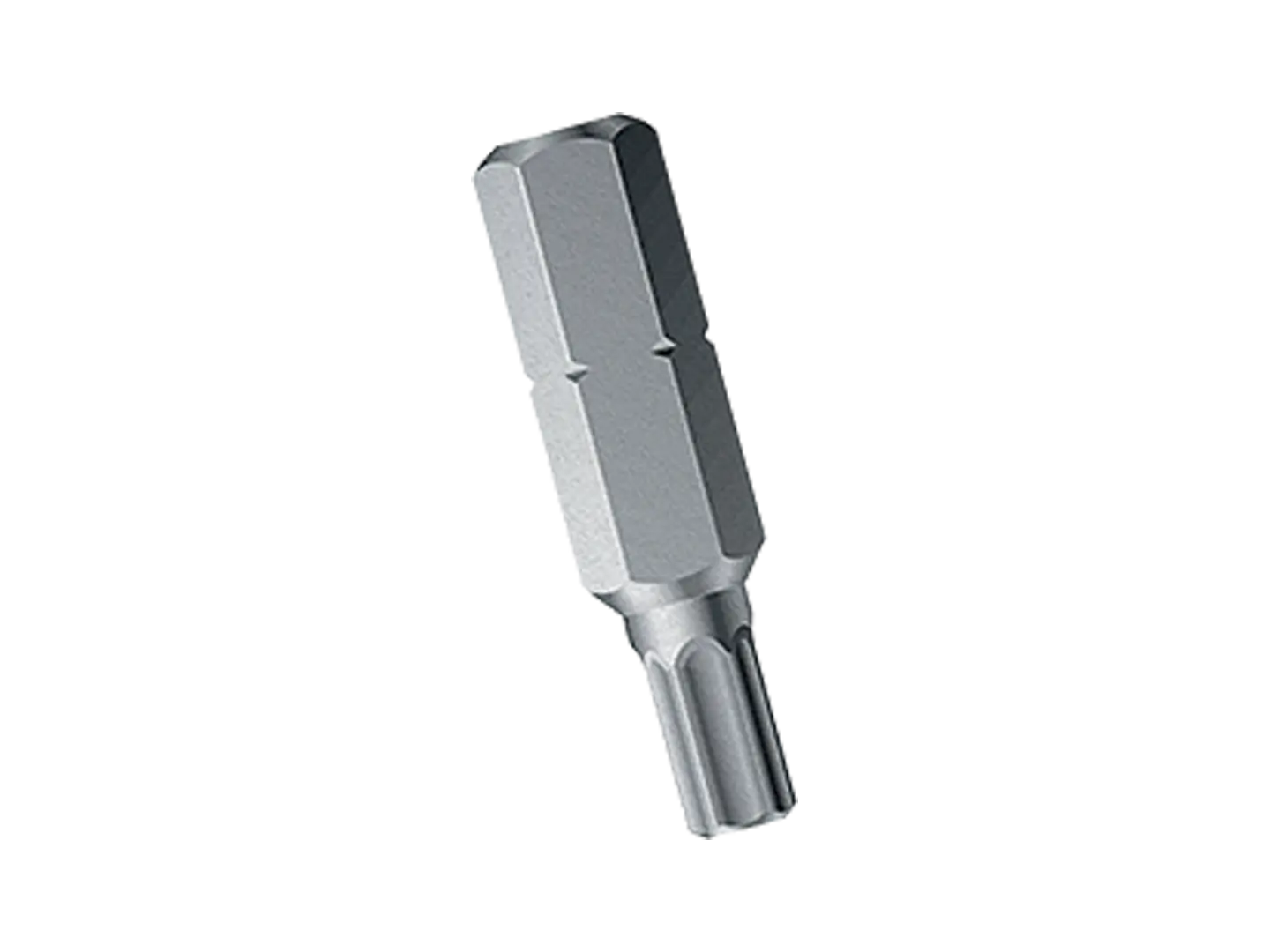BN 33062 | Screwdriver Bits 1/4" with hole for tamper proof button head screws with hexalobular socket (Torx®), short type