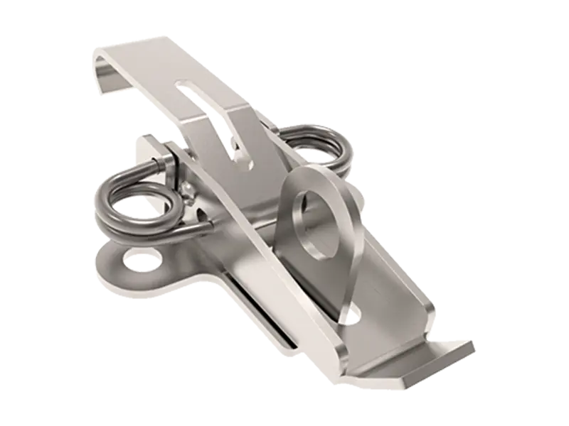 Product image of southco® V2 - Draw latches over-center small clamping force 260 N-530 N, with spring loaded anchor plate, hole for padlock