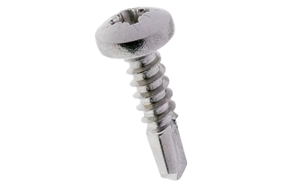 BN 33018 | Vis autoperceuses à tête cylindrique bombée avec empreinte cruciforme Pozidriv forme Z