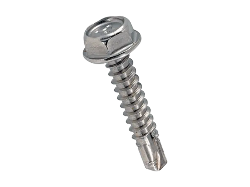 Imagen del producto de Tornillos autotaladrantes con cabeza hexagonal tipo K, sin arandela de estanqueidad