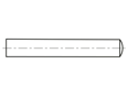 Rysunek techniczny z wymiarami Ręczny łamacz czopów do FILTEC®+ / LOCKFIL®+ wkładki gwintowe z drutu ze sworzniem zabierającym