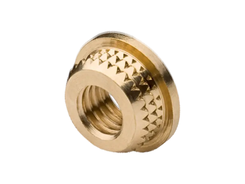 Product image of Tappex® MICROBARB® 0006 - Press-in threaded Inserts with large head, micro knurling, for thermoplastics