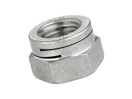 Product image of J.Lanfranco ESL ZH/BT - Slotted self locking hex nuts all metal