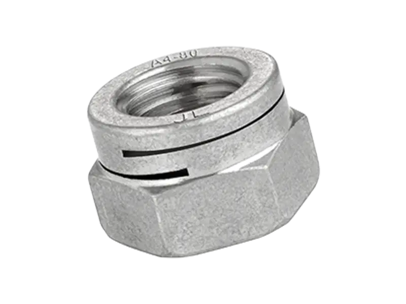 Product image of J.Lanfranco ESL ZH/BT - Slotted self locking hex nuts all metal