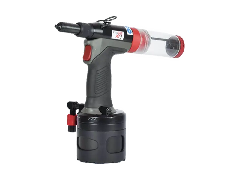 Immagine del prodotto POP® ProSet® XT1 - Rivettatrice idropneumatica con contenitore raccogli-mandrini
