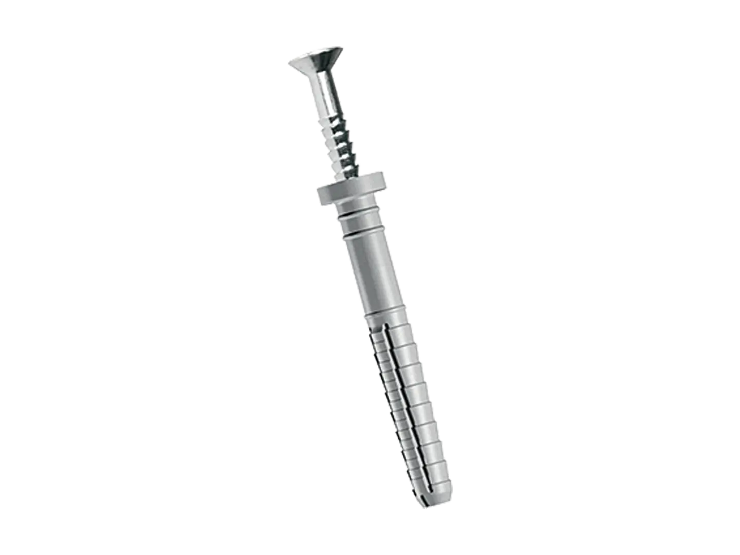 BN 51011 | Hammer drive anchors with round collar and countersunk head nail screw