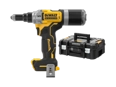 產品圖片：DEWALT® DCF414-B-EU - 充電式鉚接工具 位於 T STAK™-套件盒中，基本工具不帶電池/不帶充電器