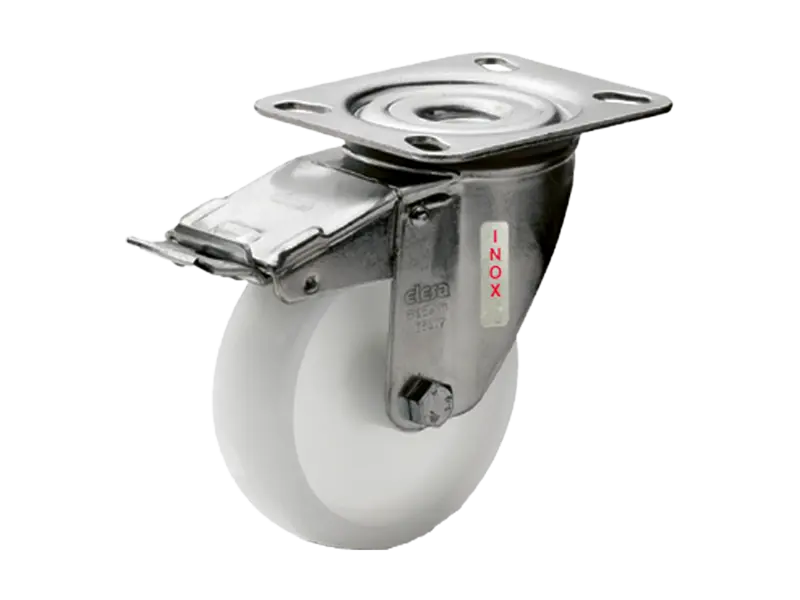 Immagine del prodotto ELESA® RE.F8 - Ruote staffa a piastra girevole, con freno, SBF