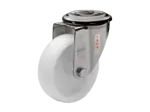 Product image of ELESA® RE.F8 - Castors turning plate bracket and centre pass-through hole, without brake, FBL