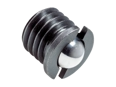 Product image of HALDER EH 22075. - Spring plungers with collar and ball, front slot standard spring pressure