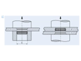 Assembly illustration for PEM® SpotFast® SFK - Self-clinching fasteners for metallic materials / PC boards (PCB)
