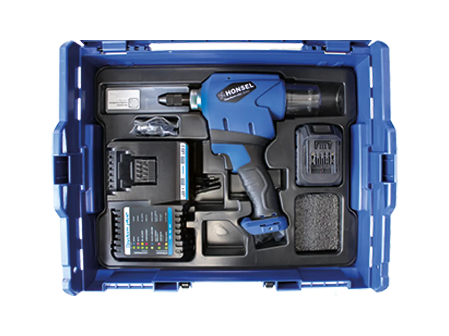 BN 56000 | Outil à river avec accu équipé complètement