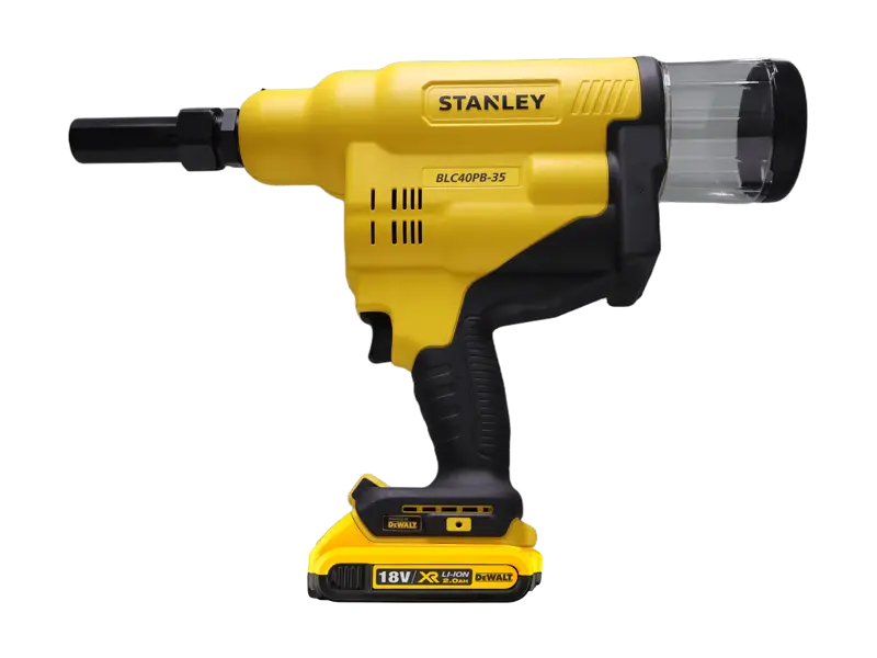 Product image of STANLEY® Assembly Technologies BLC40PB-35-QW1842 - Battery-Powered Tool for Structural Rivets, Lockbolts and Sealing Plugs