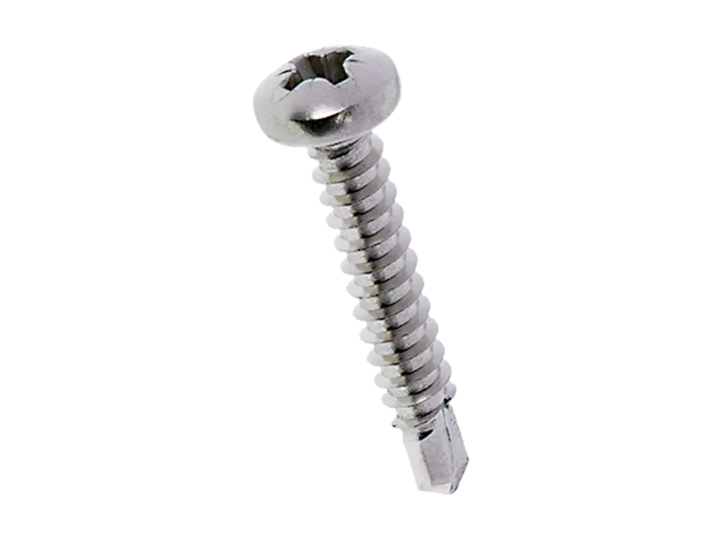 Image du produit de Vis autoperceuses à tête cylindrique bombée avec empreinte cruciforme Pozidriv forme Z