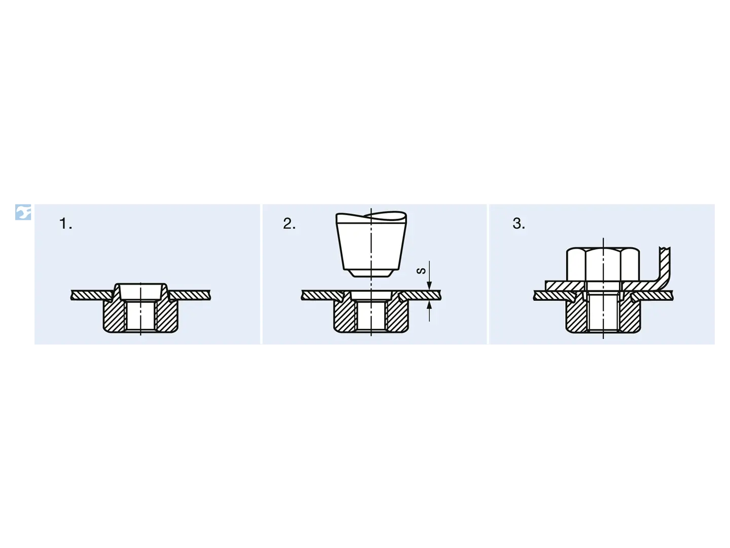 BN 196 - Round rivet nuts | Bossard Switzerland