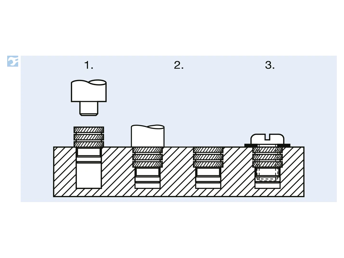 BN 1054 - Threaded Inserts for Press-In for Plastic Materials