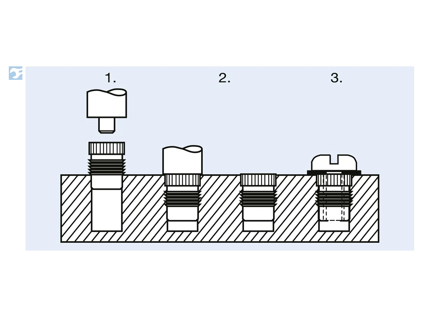 BN 1936 - Threaded Inserts for Press-In for Plastic Materials | (주)한국보싸드