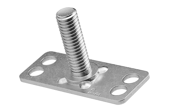 bigHead® with Threaded Stud Rectangular Head | Bossard Group